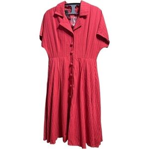 NWOT J.Peterman linen blend dress 12